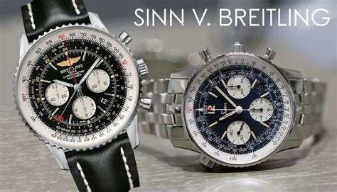 breitling vs sinn|breitling navitimer replacement.